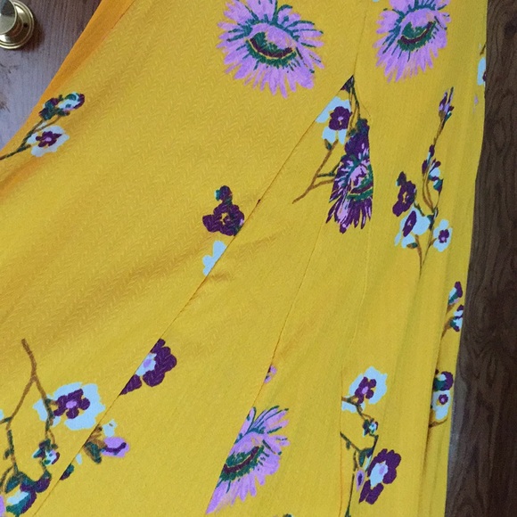 Free People Lost in You Floral Maxi Dress Hi Low - Picture 6 of 8